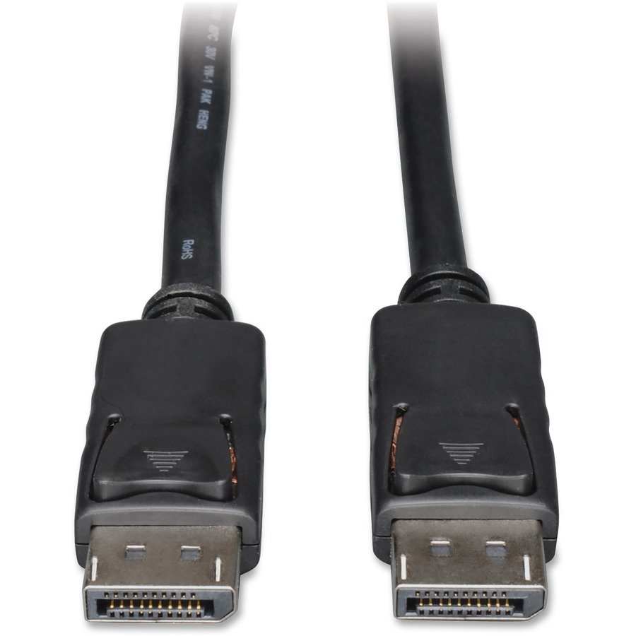Tripp Lite DisplayPort Cable with Latching Connectors 4K 60 Hz (M/M) Black 6 ft. (1.83 m)