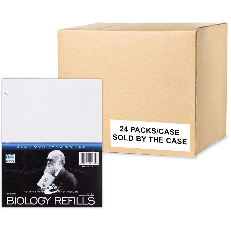 Roaring Spring Biology Loose Leaf Filler Paper