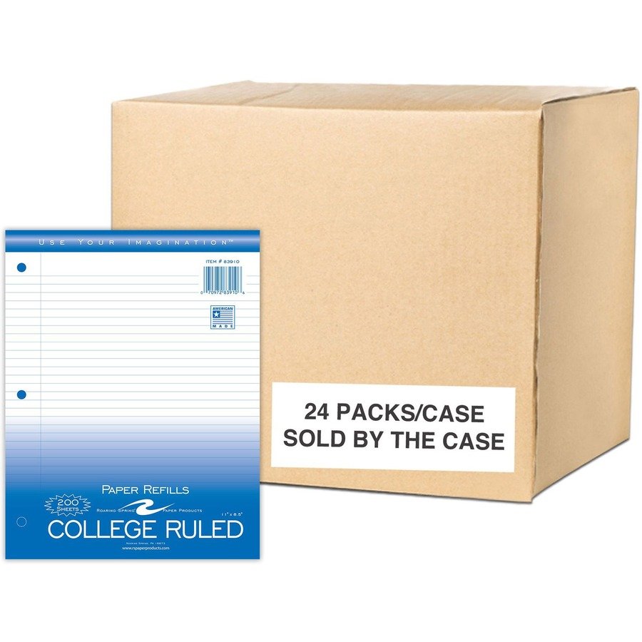 Roaring Spring College Ruled Loose Leaf Filler Paper