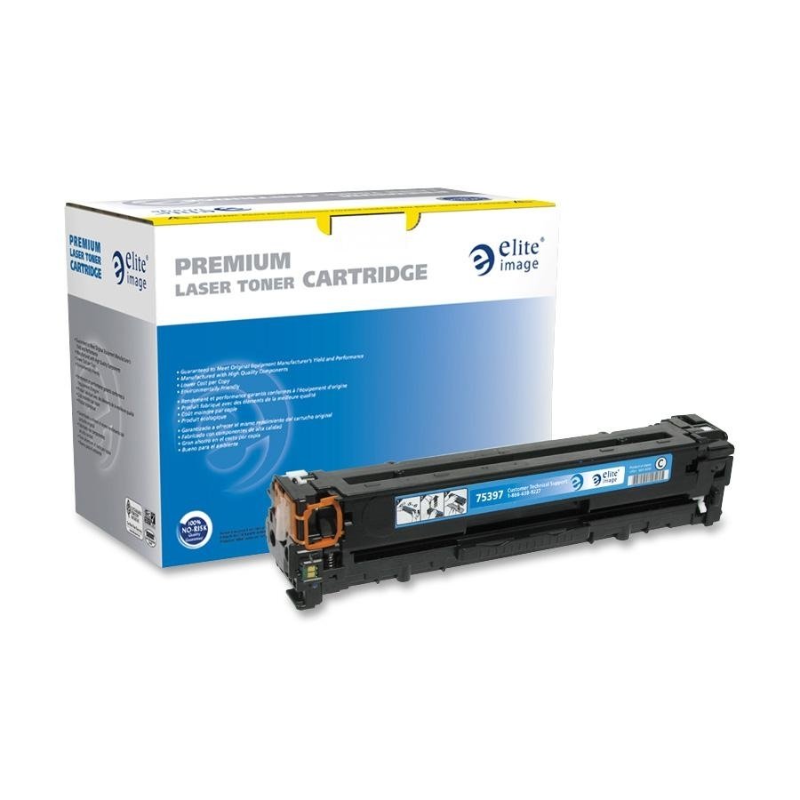 Elite Image Remanufactured Laser Toner Cartridge - Alternative for HP 125A (CB541A) - Cyan - 1 Each