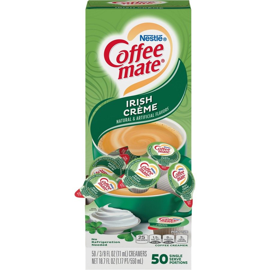 Coffee mate Irish Creme Gluten-Free Liquid Creamer - Single-Serve Tubs