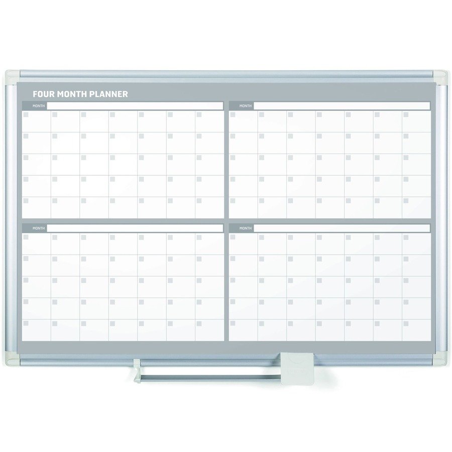 MasterVision Dry-erase 4-month Planner
