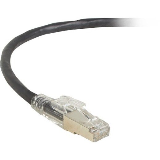Black Box CAT6A 650-MHz Locking Snagless Patch Cable