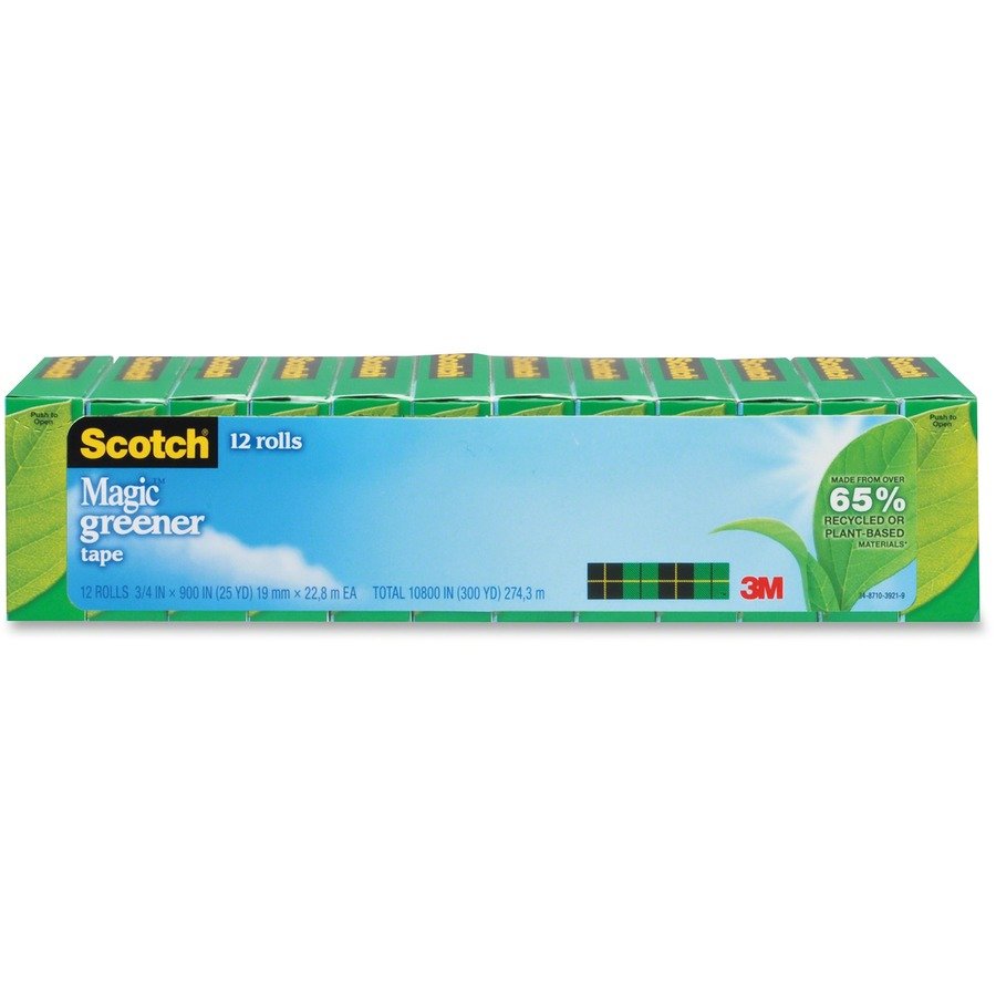 Scotch 3/4"W Magic Greener Tape Rolls