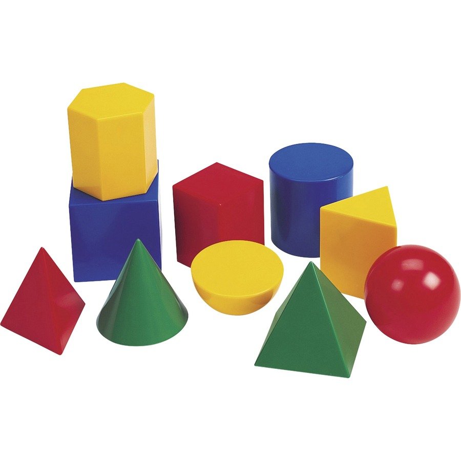 Learning Resources Large 3" Geometric Shapes Set