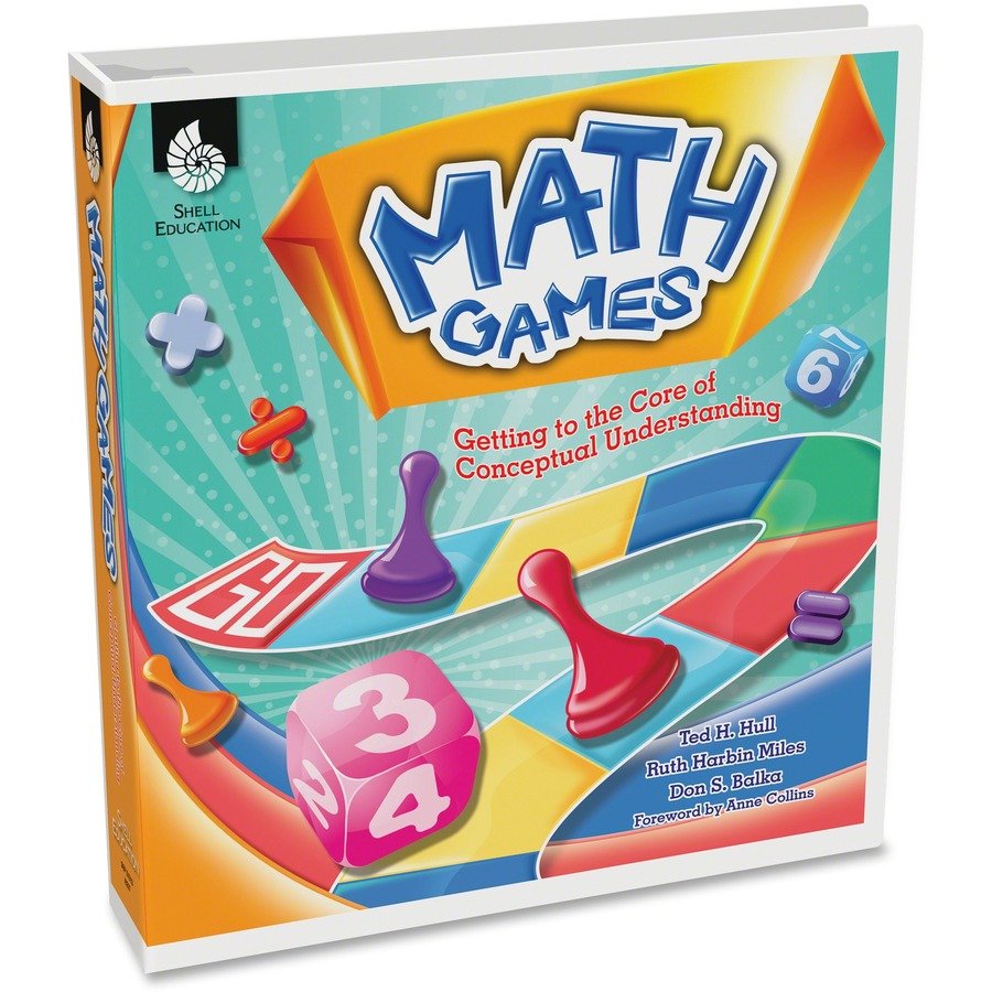 Shell Education Grades K-8 Math Games Resource Printed Book by Ted H. Hull, Ruth Harbin Miles, Don S. Balka