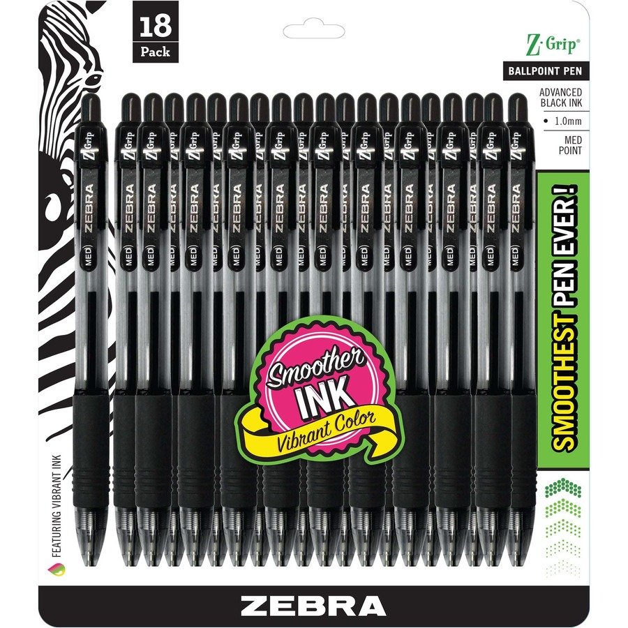 Zebra Z-Grip Retractable Ballpoint Pens