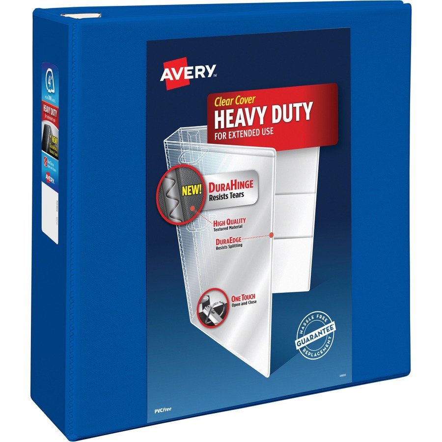 Avery&reg; Heavy-Duty View Pacific Blue 4" Binder (79814)