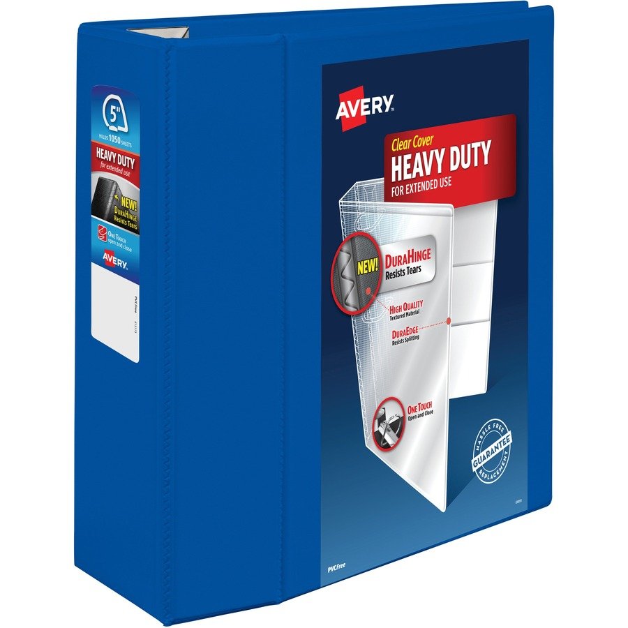 Avery&reg; Heavy-Duty View Pacific Blue 5" Binder (79817)