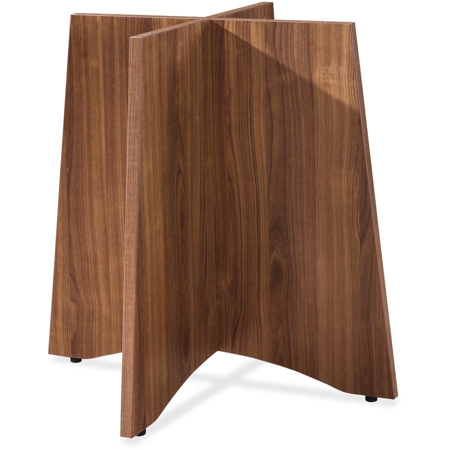 Lorell Essentials Series Walnut Laminate Round Table