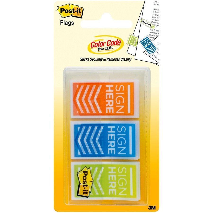 Post-it&reg; Sign Here 1" Arrow Flags