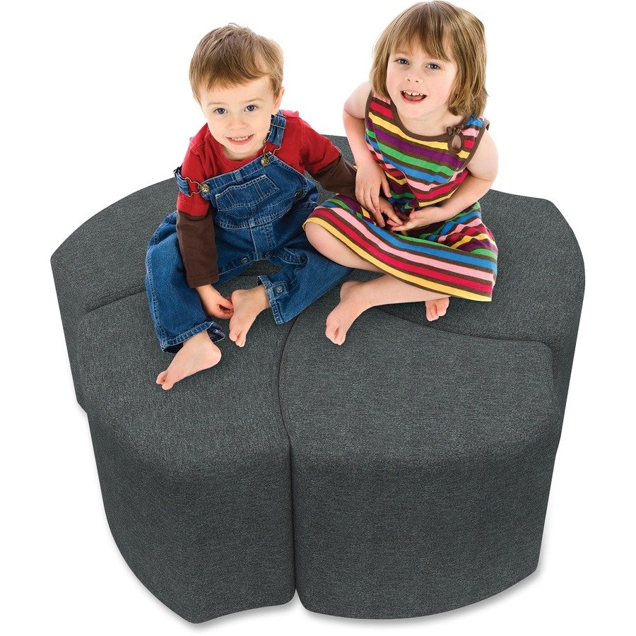 MooreCo Economy Shapes Upholstered Stool - Set of 5