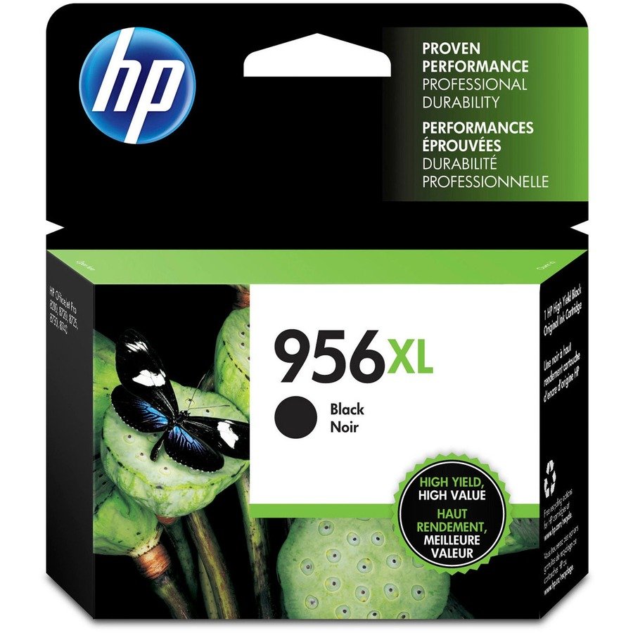 HP 956XL (L0R39AN) Original High Yield Inkjet Ink Cartridge - Black - 1 Each