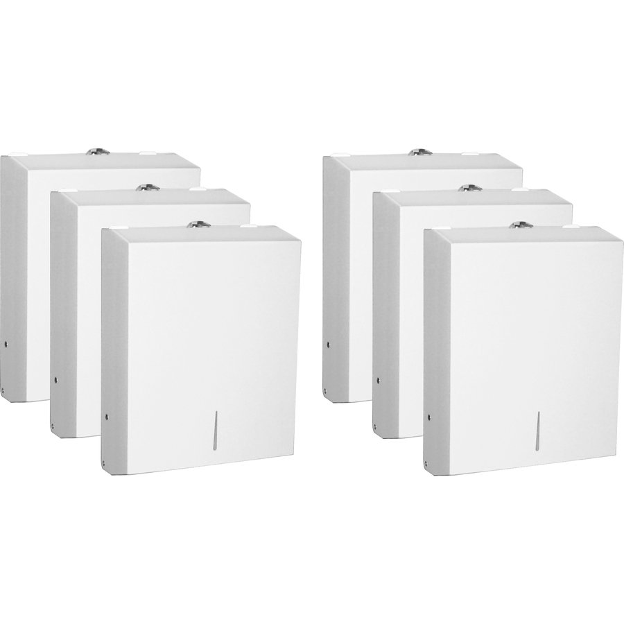 Genuine Joe C-Fold/Multi-fold Towel Dispenser Cabinet