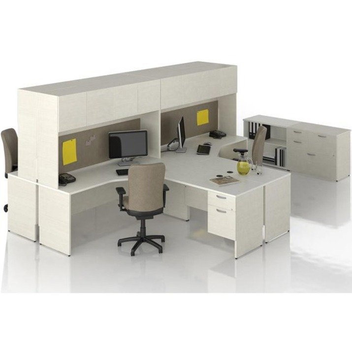 Lacasse Concept 300 Pedestal Desk - 2-Drawer