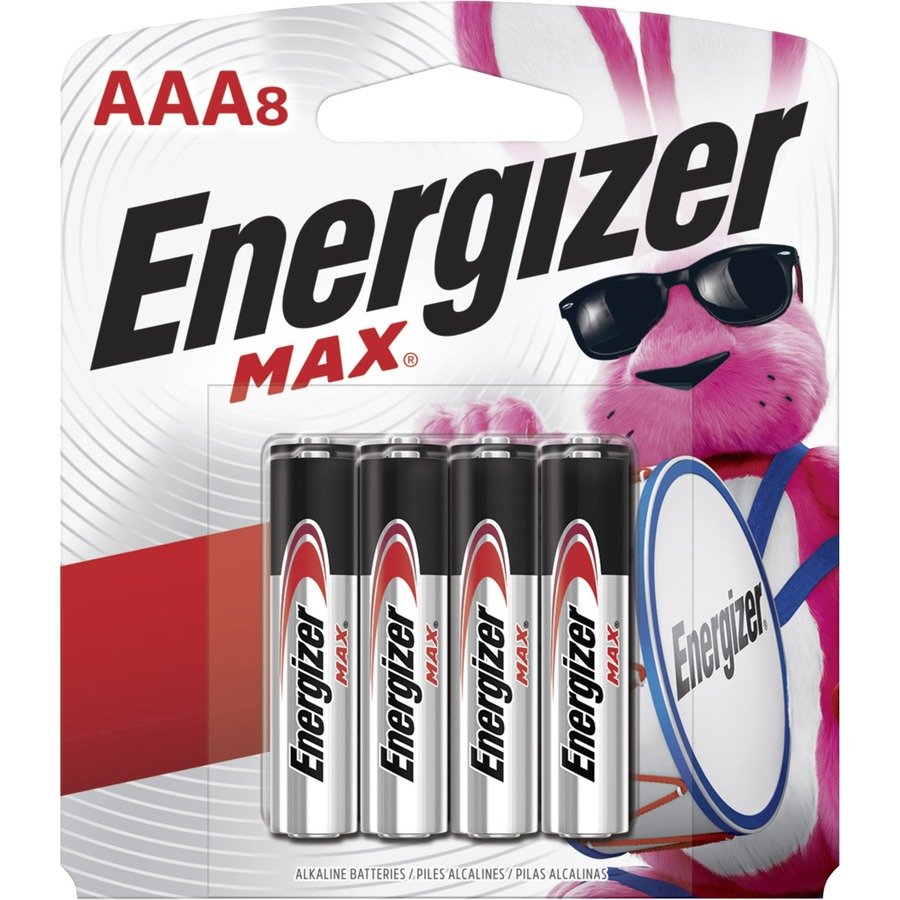 Energizer Max AAA Alkaline Battery 8-Packs