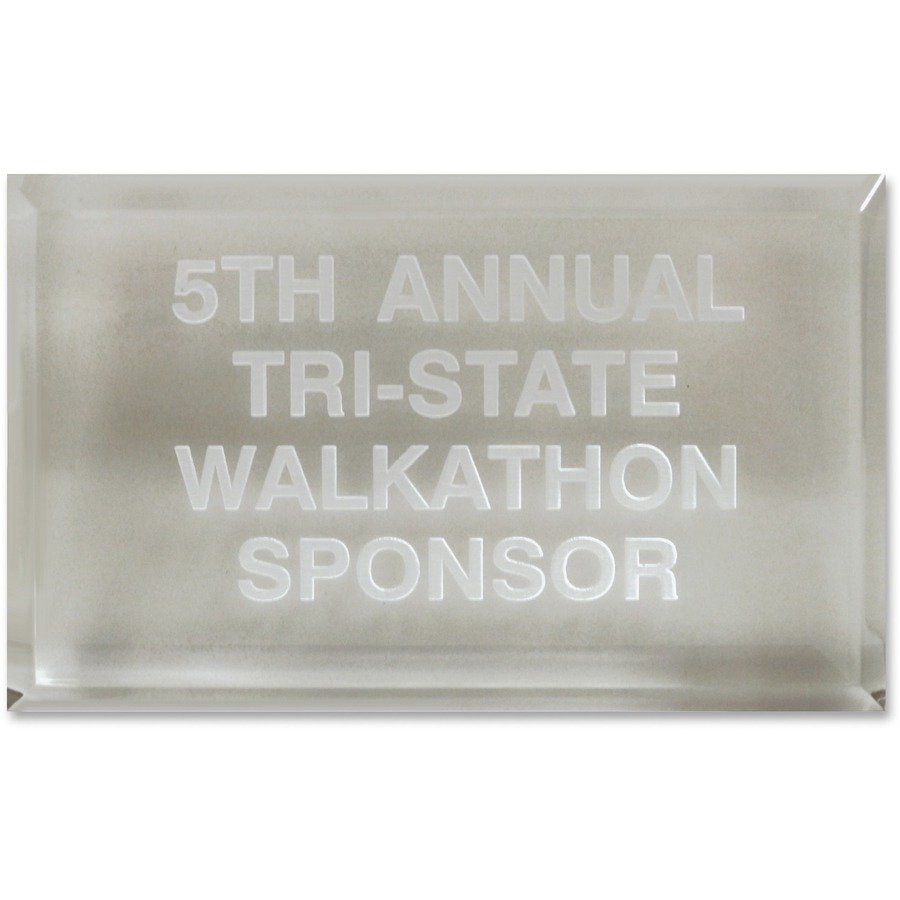 Xstamper Trinity Paperweight Acrylic Award