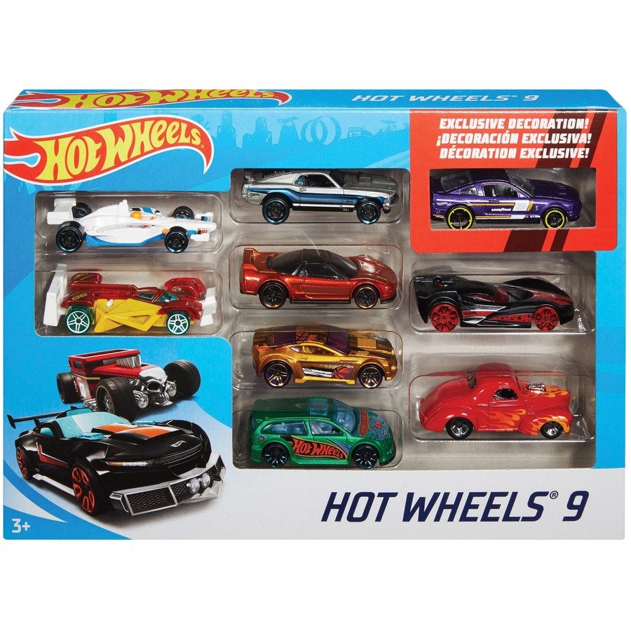 Mattel Hot Wheels 9-Car Gift Pack