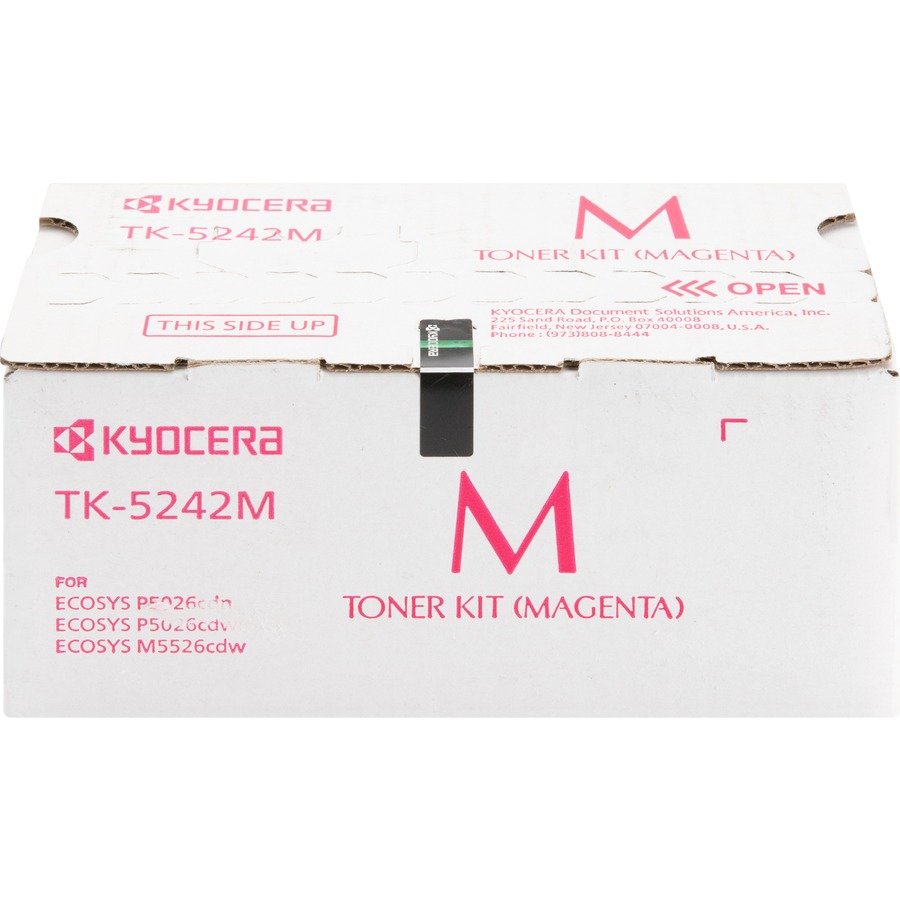 Kyocera TK-5242M Original Laser Toner Cartridge - Magenta - 1 Each