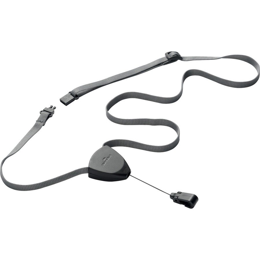 DURABLE&reg; Flex Retracting Reel Textile Lanyard