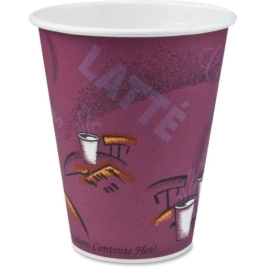 Solo Bistro Design Disposable Paper Cups