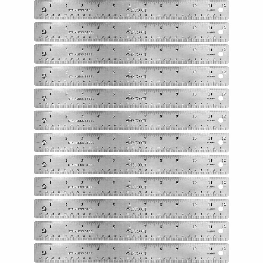 Westcott Stainless Steel Rulers