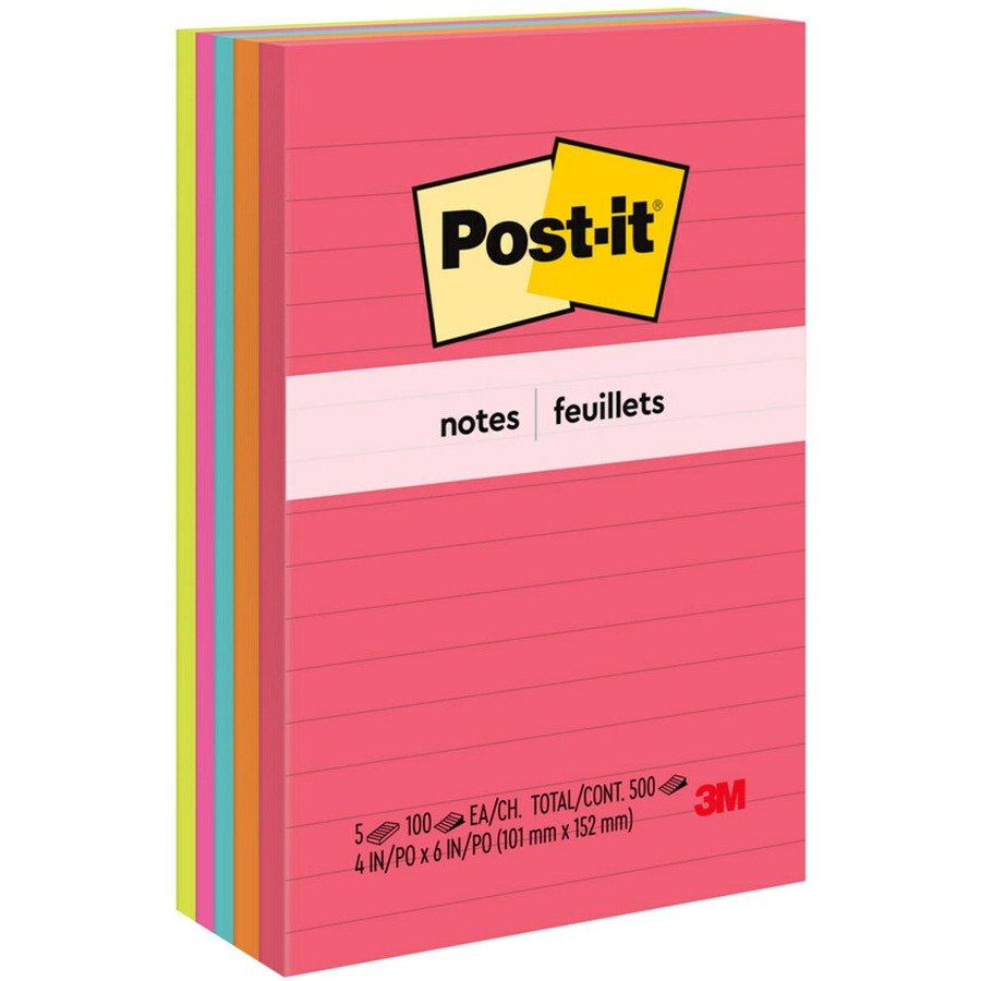 Post-it&reg; Notes Original Notepads - Poptimistic Color Collection