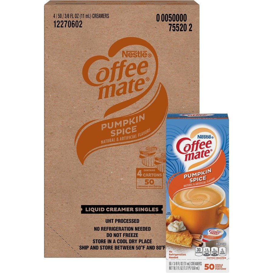 Coffee mate Pumpkin Spice Flavor Liquid Creamer Singles