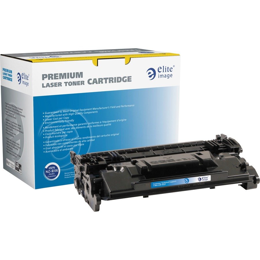 Elite Image Remanufactured Laser Toner Cartridge - Alternative for HP 87A (CF287A) - Black - 1 Each