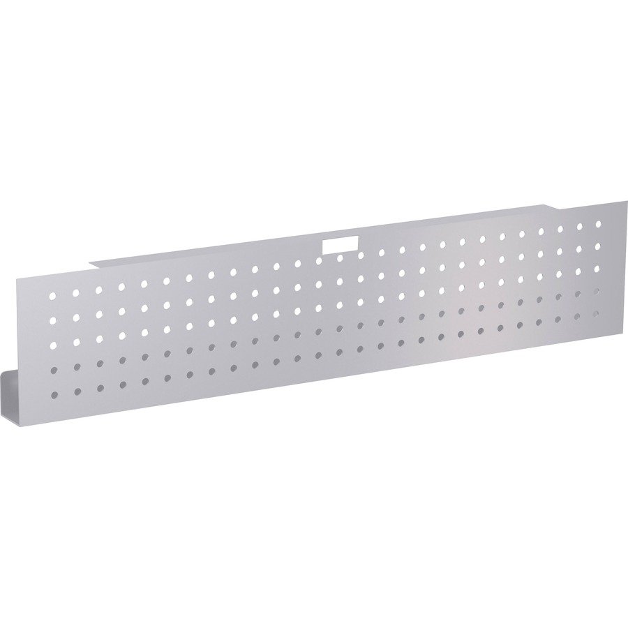 Lorell Training Table Steel Silver Modesty Panel