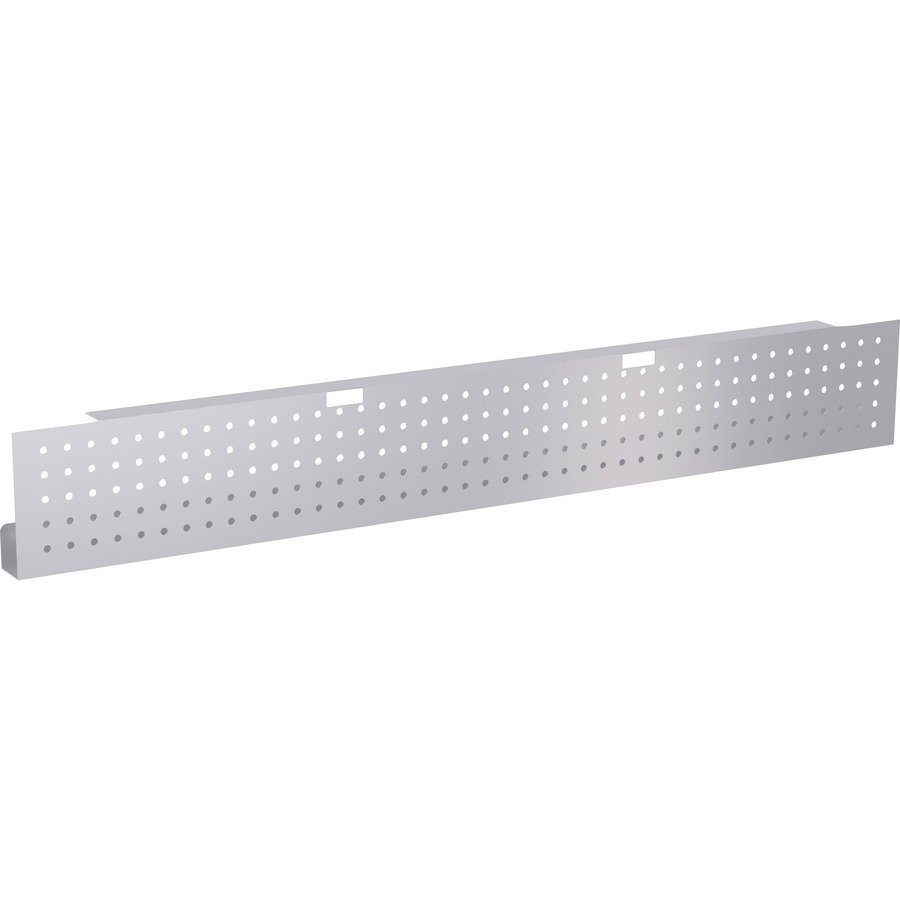 Lorell Training Table Steel Silver Modesty Panel