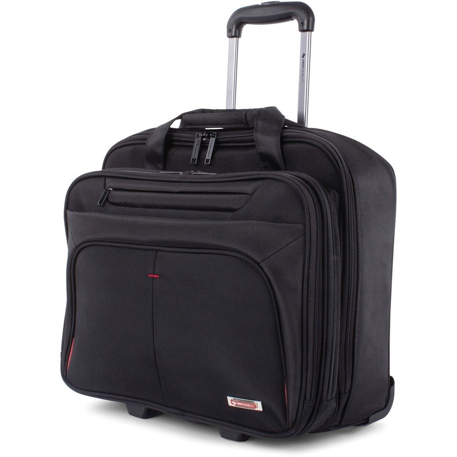Swiss Mobility Carrying Case (Roller) for 15.6" Notebook - Black