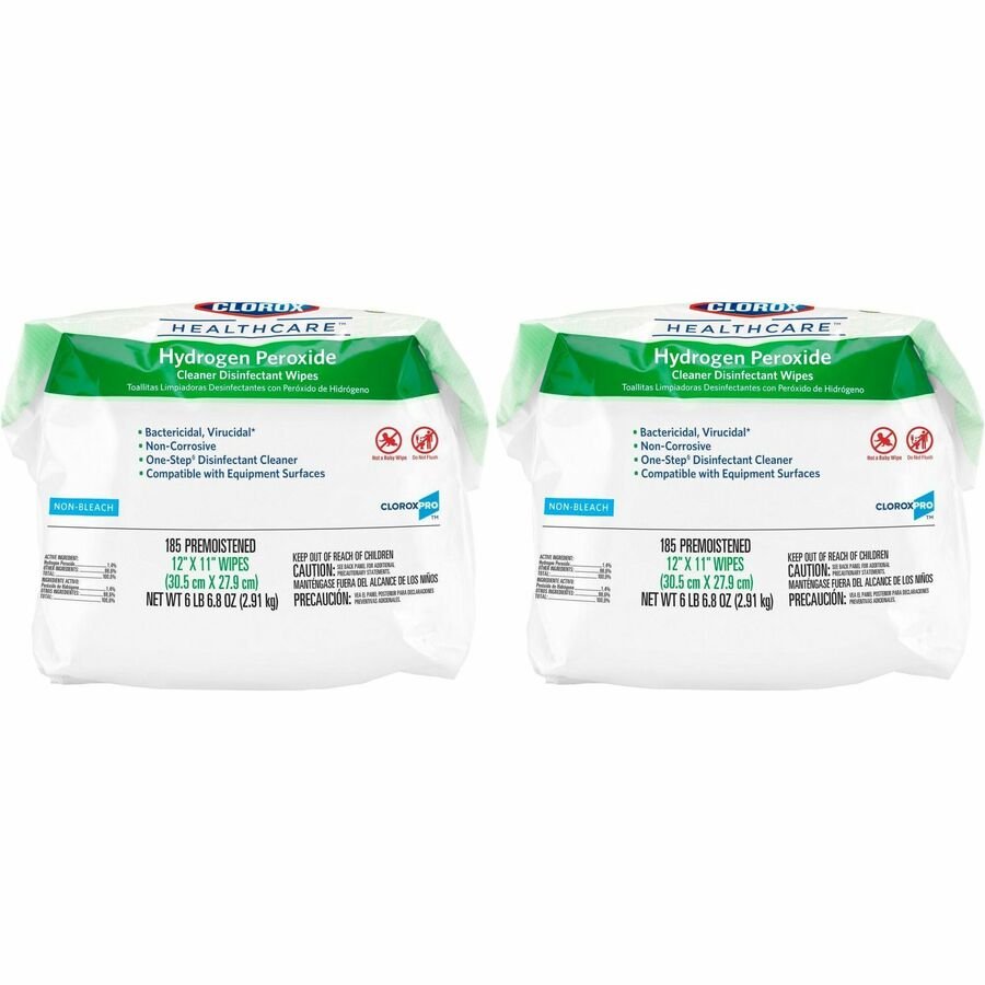 Clorox Healthcare Hydrogen Peroxide Cleaner Disinfectant Wipes