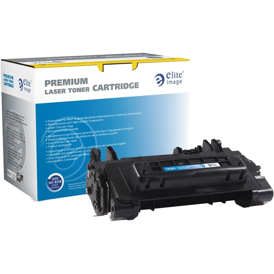 Elite Image Remanufactured Extended Yield Laser Toner Cartridge - Alternative for HP 81A (CF281A) - Black - 1 Each