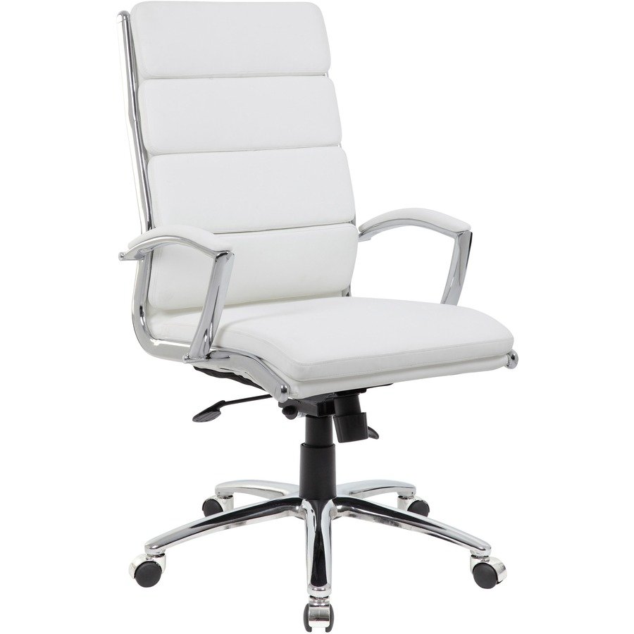 Boss Executive CaressoftPlus? Chair with Metal Chrome Finish
