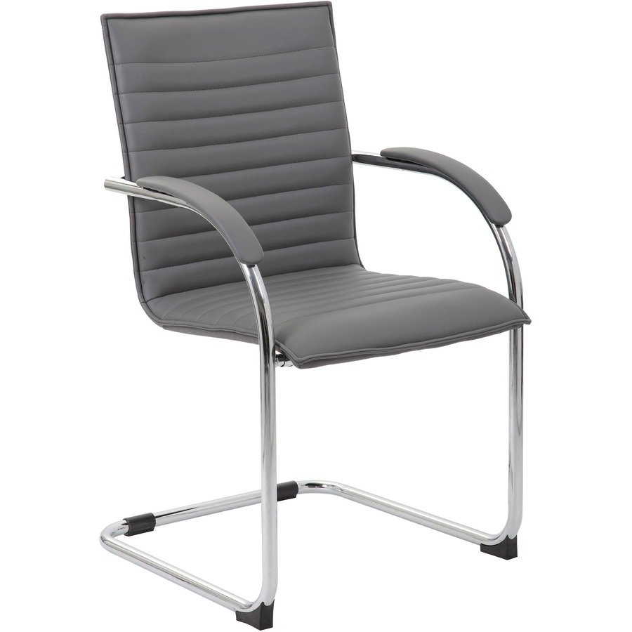 Boss Chrome Frame Vinyl Side Chairs