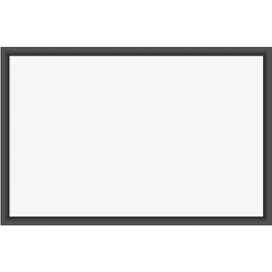 U Brands Magnetic Dry Erase Board, 23 x 35 Inches, Black Wood Frame (311U00-01)