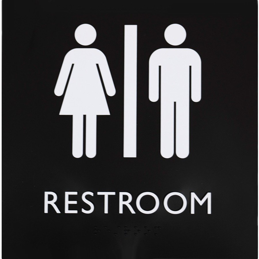 Lorell Restroom Sign