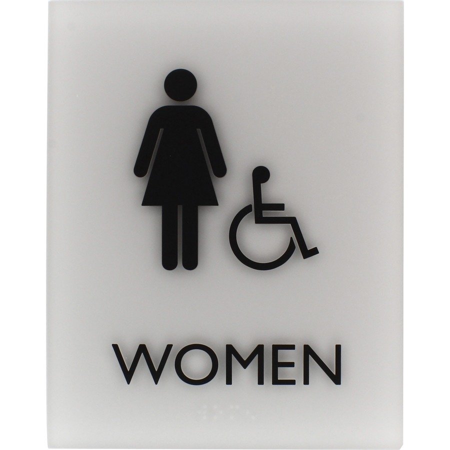Lorell Restroom Sign